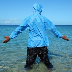 comfy nylon anorak for swimming