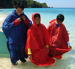 water hiking cape swimming